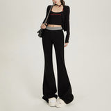 YC& Vintage Spice Girls Slim Skinny Fashion Stretch Stretch Horns And Horns Longer Autumn/Winter Casual Pants