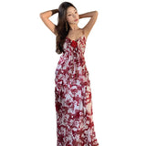 2025 Three-Dimensional Rose Design Dress Women's Broken Flower Tie Slings Thin Temperament Waist Skirt