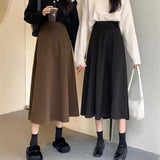 Summer French Thin Skirt Women High Waist A In The Long Skirt Umbrella Skirt Half Skirt Spring And Autumn Children's Clothing