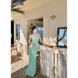 Beautiful Seaside Wearing Beach Dress Beach Dress Atmosphere Beach Dress Floating Beach Dress Dress