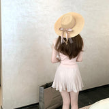 Fragmented 100-Fold Skirt Girl Feeling Wrinkled Half-Dress 11 Summer Slim Pure Skirt High Waist