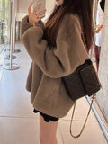 Easy Fur ~½¥s Grass Environmental Protection Marp Lady Autumn And Winter Temperament Fur Coat Light Luxury