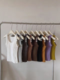 6602# Hundred U-Neck Comfortable Sling Vest Skinny Woman With Chest Cushions Outside The Coat