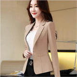 Small Suit Jacket Women's Spring And Autumn Women's Suit Korean Version Of The New Korean Version Of The Casual Repair Body Dress Woman