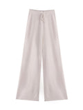 Resurrection Line ~ 48 Double-Sided Weaving Method Beloved Knitted Trousers Straight-Tight Hanging Casual Pants Woman