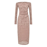 Famous Temperament Shoulder Repair Slimming After The Opening Of The Lace Dress Sexy Birthday Evening Dress New