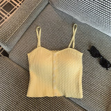 Autumn And Winter Vintage Knitted Jasmine Sling Female Sweet Wind Small Man With Chest Pad Slings