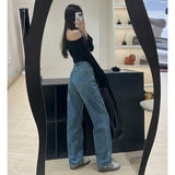 High Quality Vintage Narrow-Legged Jeans Women's 2025 New High Waist´¹dged Straight Pants