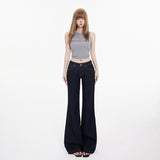 YC& Vintage Low-Rise Hottie Loose Horned Pants With Thin-Skinny Jeans Women Spring & Trousers Lengthened