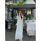 2026 Summer New Gentle Holiday Style Design Atmosphere Flowing Temperament Sling Dress Dress Female Chic