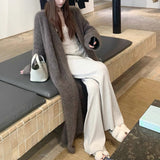 Bose Twilight High-Quality Private Clothing Line Gaco Dyes Major Mahai Hairy Cardigan Long Coat Women Autumn And Winter