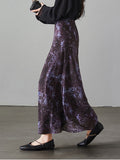 Special Counter Quality 2025 Spring New Fashion Retro Elegant High-Waist Thin Print Leopard Print Skirt Female Dress