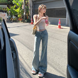 YC& Vintage Low-Rise Tice Trousers Slimming Spring And Summer Jeans Women & Trousers Lengthened