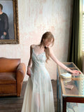 Fairy Lace Lace Slings Net Yarn Swing Holiday Wind Seaside Dress 2026 Summer New Woman