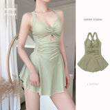 2025 Swim Lady Swimsuit Sexy Hanging Neck Sling In Thin Swimsuit Wave