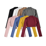 Ken Bean With The Same Long-Sleeved Short Sunscreen Small Shoulder Shawl Wearing A Casual Blouse Repair Elastic Shawl