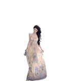 2026 New Flower Leader Pure Holiday Style Temperament With Dress Screen Printed Seaside Holiday Dress