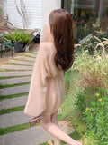 Soft Clouds R-Shirts Light And Knitted Coat Soft Lazy Outside