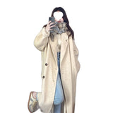 Oatmeal Haired Women 2025 Autumn And Winter 2025 New Korean Version Of Loose Medium And Long Burst Hair Coat