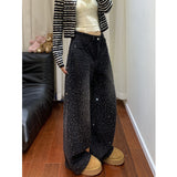 [Offic Website] Full Star Heavy Industry Hot-Legged Jeans Women In The Spring Of 2026 New Loose Straight Pants