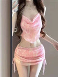 Wow New Swimsuit Sexy Lotey Bikini Three-Piece Thin Holiday Beach Soak Hot Spring Bolisi 2572