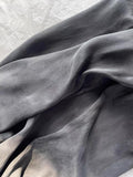 CHAO Class Recommended! Great Wear ~ Heavy Black Copper Ammonia Casual Pants Women Summer Soft Smooth Broad Leg Pants